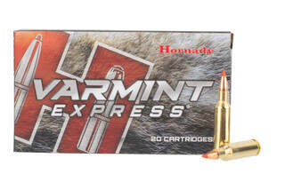 Hornady Varmint Express 224 valkyrie ammo is loaded with a V-Max bullet